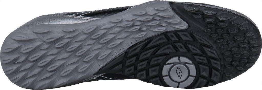 Lotto Maestro 700 TF Football Boots Black/ Siilver T6977 Size UK 10 (SA 10)