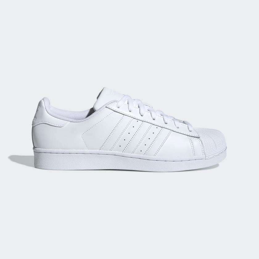 adidas Men`s SUPERSTAR Cloud White / Cloud White B27136 Size UK 11 (SA 11)