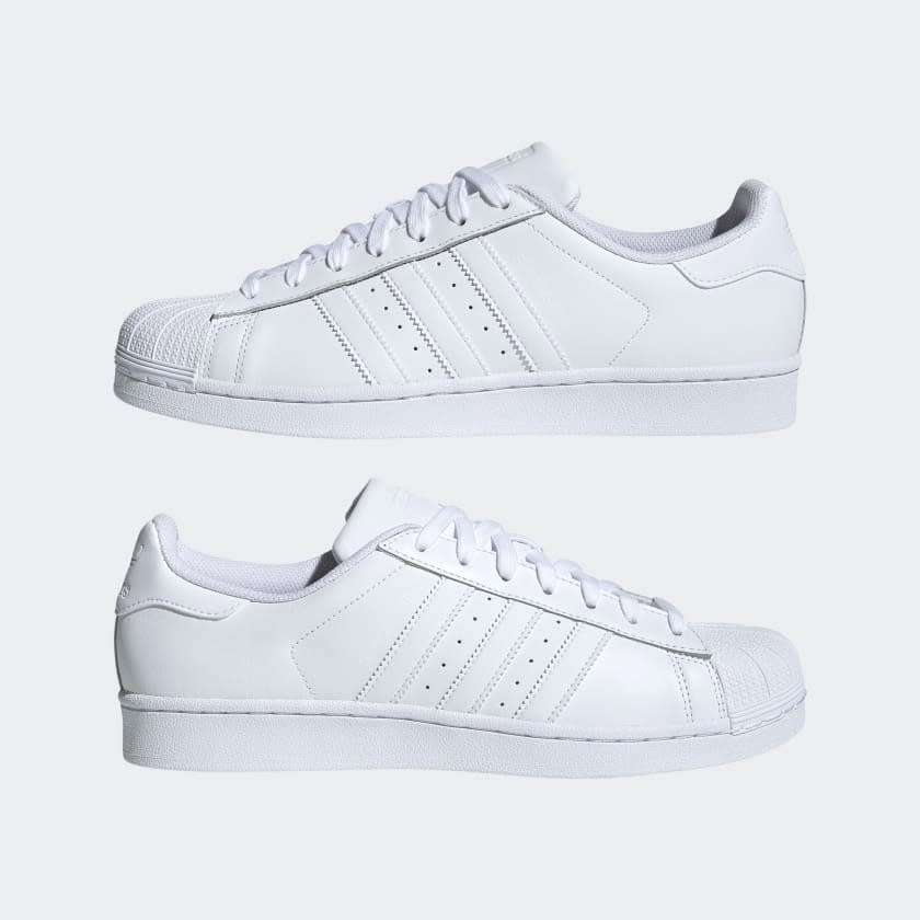 adidas Men`s SUPERSTAR Cloud White / Cloud White B27136 Size UK 11 (SA 11)