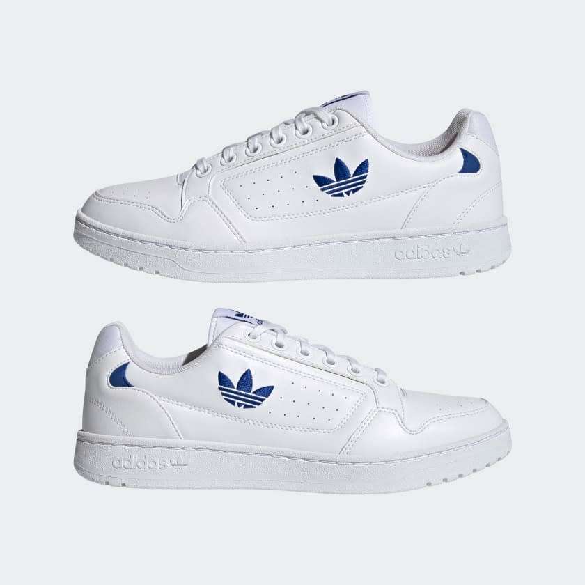 adidas Men`s NY 90 Cloud White / Royal Blue Cloud White / Royal Blue FZ2247 Size UK 10 (SA 10)