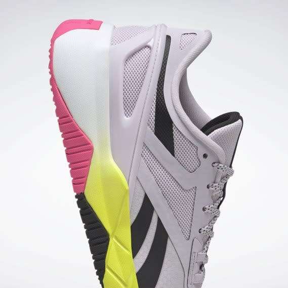 Reebok Women`s Nanoflex TR Quartz/ Core Black/ Atomic Pink GZ0255 Size UK 6 (SA 6)