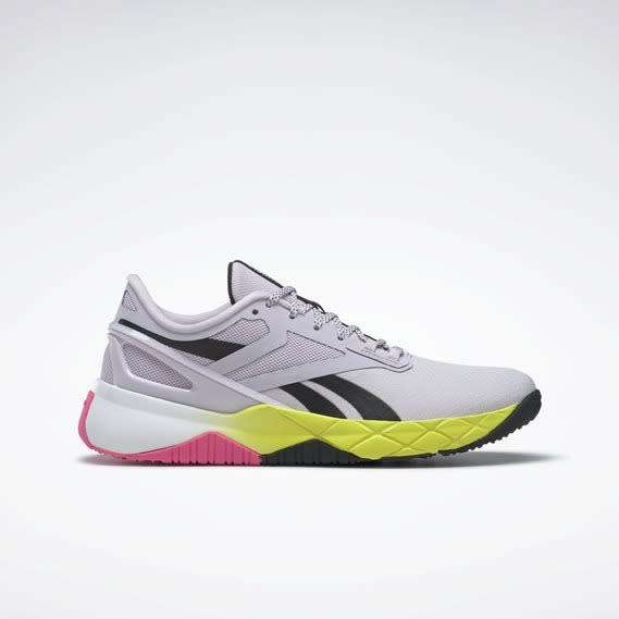 Reebok Women`s Nanoflex TR Quartz/ Core Black/ Atomic Pink GZ0255 Size UK 6 (SA 6)