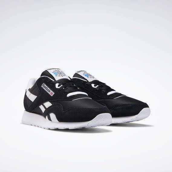 Reebok Men`s Classic Nylon Black/ White FV1592 Size UK 9 (SA 9)