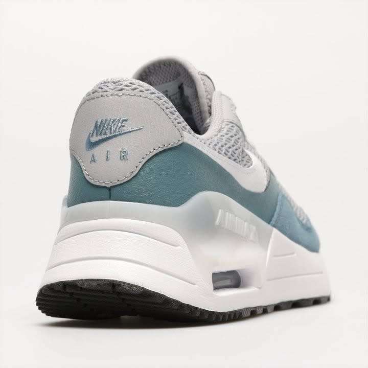 Nike Men`s AIR MAX SYSTM Wolf Grey/ White- Noise Aqua DM9537 006 Size UK 9 (SA 9)