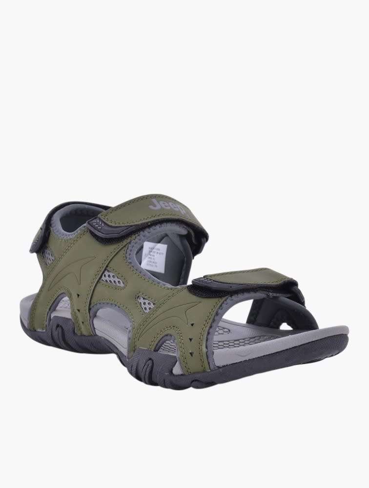 Jeep Men`s Peak Adventure Sandals Olive FMS21424 Size UK 6 (SA 6)