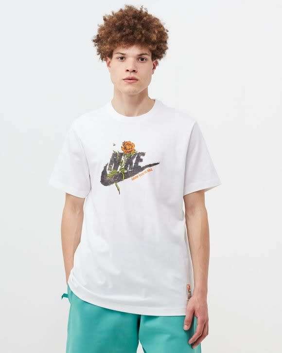 Nike Men`s `Grow Your Soul` Chest Print Tee White DQ1027 100 Size Medium