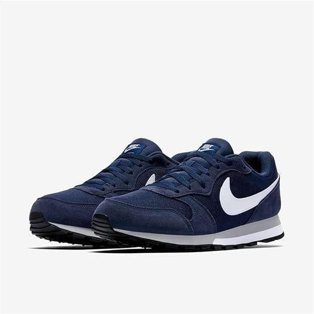 Nike Men`s MD RUNNER 2 Trainers Sneakers Retro Navy/ Grey 749794 410 Size UK 7 (SA 7)