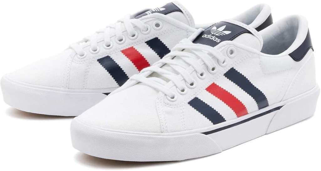 adidas Men`s ABACA Cloud White/ Scarlet Navy GX0207 Size UK 7 (SA 7)