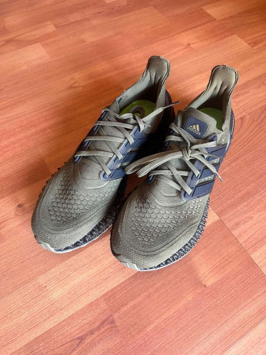 adidas Men`s ULTRA 4DFWD PRELOVED Focus Olive / Core Black GY8389 Size UK 8.5 (SA 8.5)