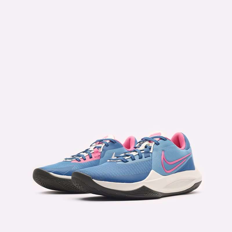 Sneakers - Nike Men`s Precision VI Flyease Dutch Blue/ Pink Glace ...