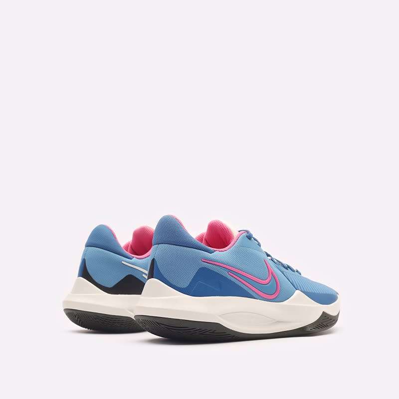 Nike Men`s Precision VI Flyease Dutch Blue/ Pink Glace DD9535 400 Size UK 7 (SA 7)