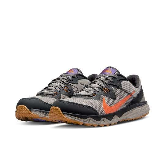 Nike Men`s Juniper Trail Cobblestone/ Rush Orange CW3808 002 Size UK 7/9 (SA 7/9)
