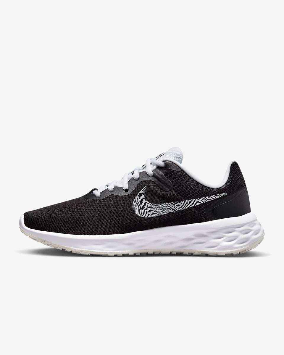 Nike Women's Revolution 6 NN Premium Black/White DR9960 001 Size UK 7 (SA 7)