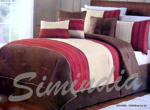 QUEEN size Bedspread Superior Luxurious 7 piece comforter set