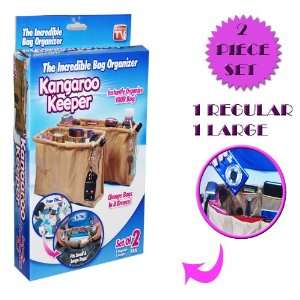 Set Of 2 Tan Kangaroo Keeper Multi Bag Organizer