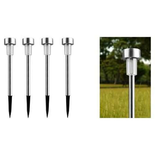 Set of 4 Solar Garden Pathway Lights