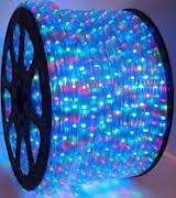 100 Meter Multicoloured Rope Light - Included 8 functions controller box