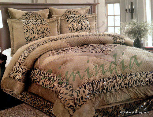 KING SIZE Superior 6 Piece Heavy Comforter Set- Choose colour from Grey, Cream White & Brown