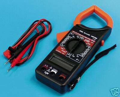 DIGITAL CLAMP METER MULTIMETER AC / DC- Bag Included