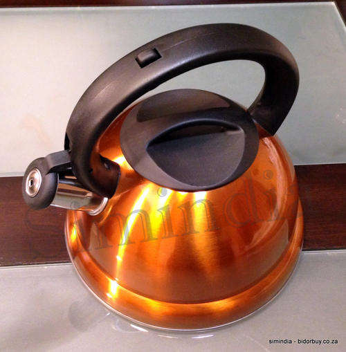 New Arrivals - 3,0 Litre Acrylic Funky Coloured ORANGE Energy Saving Whistling Kettle