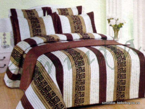 New Arrivals Queen Size Bedspread Superior Blend Satin 6 Piece Set