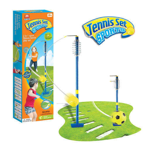2 in 1 Sports Set Swing Tennis & Football