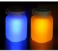 Solar Powered Sun & Moon Jar - 1 JAR