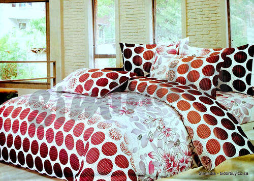 Queen Superior Super Soft Quality 6 pcs Printed Duvet Cover Set