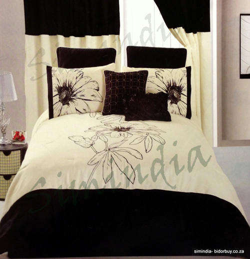 6 Piece Queen Size Cotton Feel Duvet Cover Set