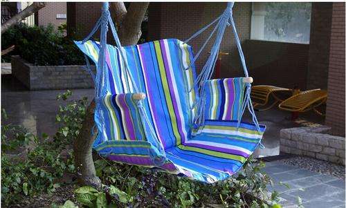 High Grade Rainbow Hanging Hammock Sky Swing Chair - Assorted Colour/Print