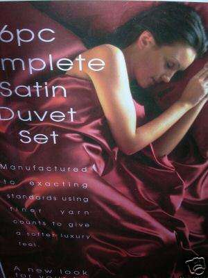 **queen SIZE **SEXY  CHARMEUSE Wine SATIN SHEET SET  BY SCENT-SATION.