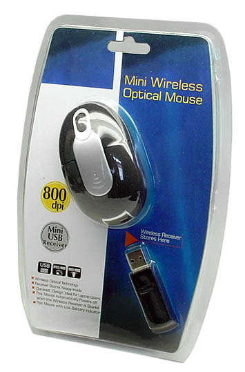 Wireless Optical Scroll Wheel Notebook Mini Mouse 800DPI