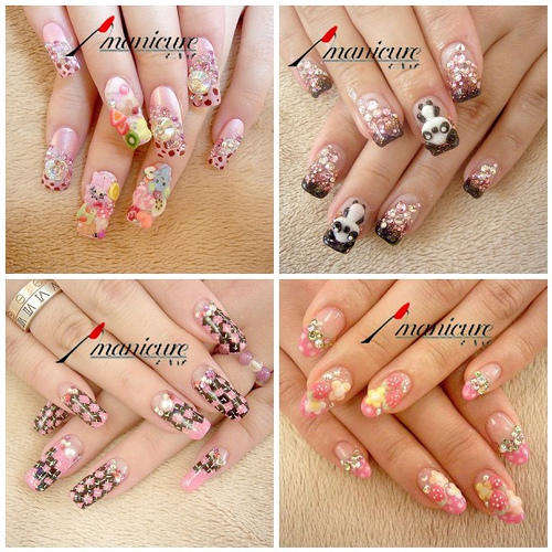 12 different Colors more than 1500 Nail Art Design Rhinestone Decoration Tips