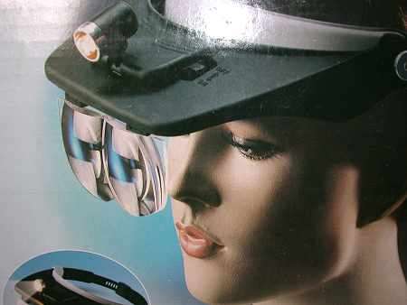 Light Head Magnifying Glass