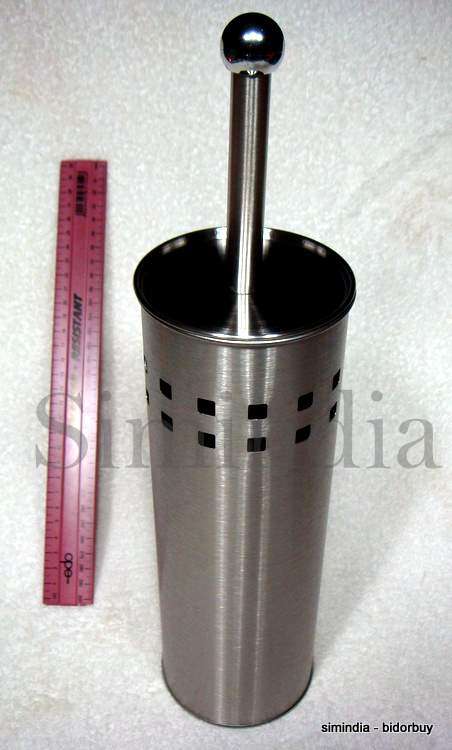 TOILET BRUSH AND STEEL HOLDER