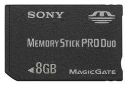 Memory stick pro duo - 8GB - MSX-M8GS