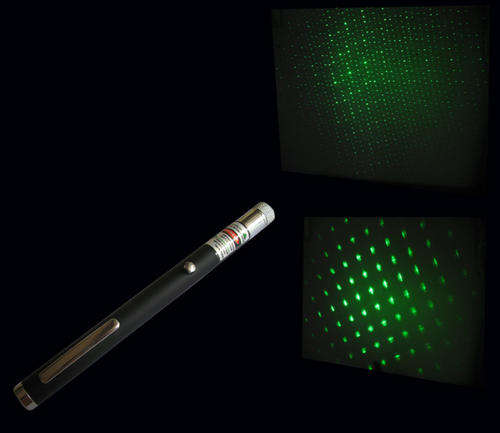 100mW Laser Pointer Pen Style Star Holographic Projector and Laser Pointer-Dual Action
