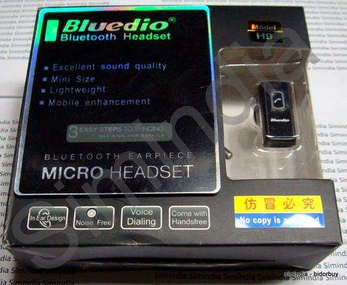 Bluetooth microheadset inear design,noise free voice dialing come with handsfree