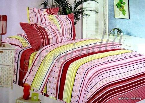 New Arrivals Queen 10 pcs Printed Duvet Cover Set with curtains