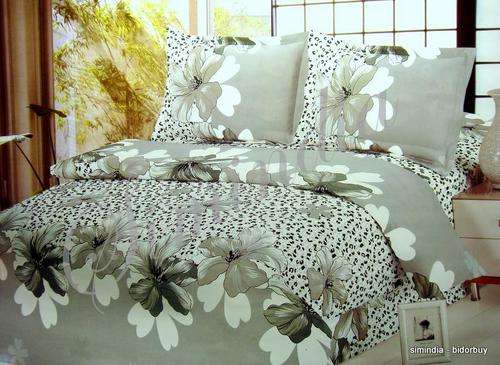 New Queen 8 pcs Printed Duvet Cover Set