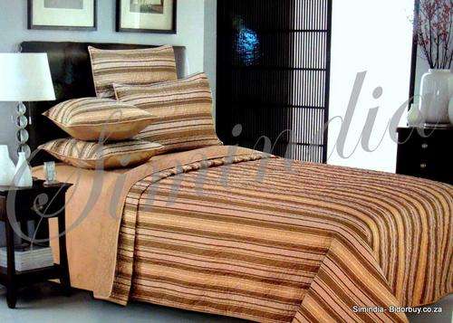 King size Bedspread Superior Luxurious polySilk with Embroidered 6 Piece