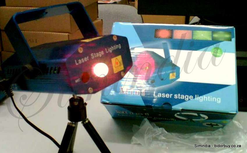 Laser Star Party Effects Projector with Red and Green Lights