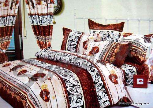 New Arrivals Excellent Quality pure cotton  Queen 6 pcs Printed Duvet Cover Set