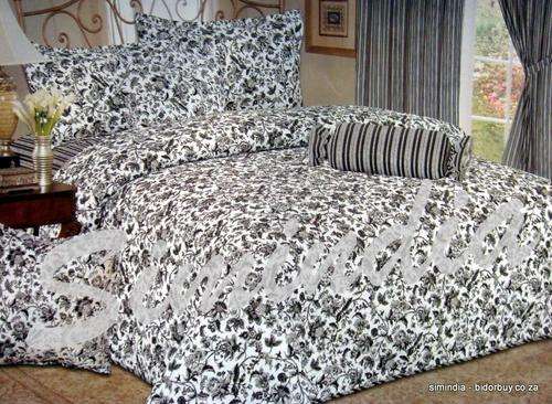Get two great looks for price of one King size Bedspread Superior cotton reversible with 11 Pieces