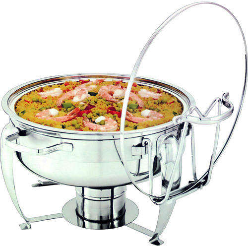 Round Chafing Dish with Glass Lid