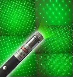 2 in 1 Laser Pointer 50mw Pen Style Star Holographic Projector and Laser Pointer-Dual Action