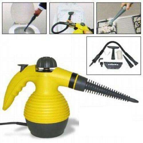 New Arrivals HANDHELD PORTABLE POWER STEAM CLEANER MACHINE - 1000w (9 attachments)