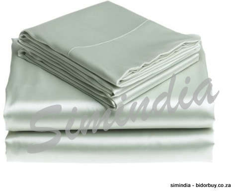 New Arrival - Sexy Queen Size Satin Charmeuse Celery/Sage Color by Scent station.