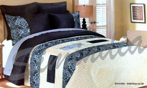 New Arrivals Queen Size Bedspread Superior Blend Satin 6 Piece Set