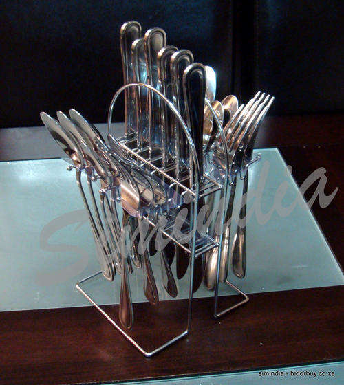 New Arrivals - 24 pcs stainless steel cutlery Set with Table Stand